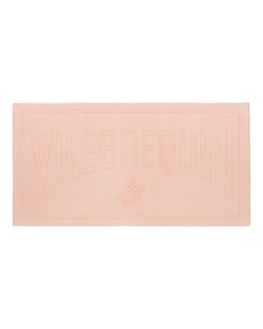 Vilebrequin Beach Towel Cotton Solid Mineral Sand