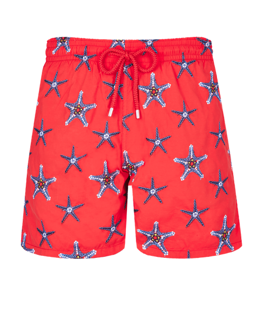 Vilebrequin Swim Trunks Embroidered Starfish Dance Limited Edition Swimming Trunk Mistral