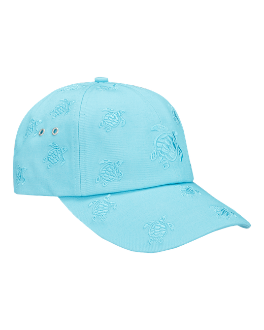 Vilebrequin Embroidered Cap Turtles All Over Caps Castle
