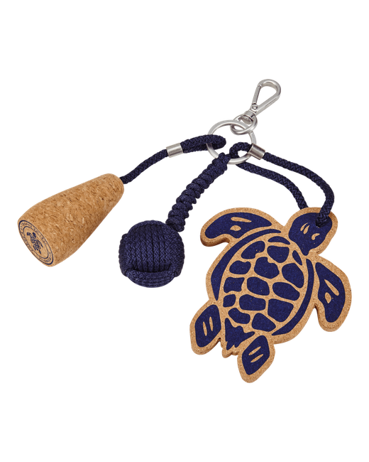 Vilebrequin Turtle Cork Keyring Key Ring Pretty