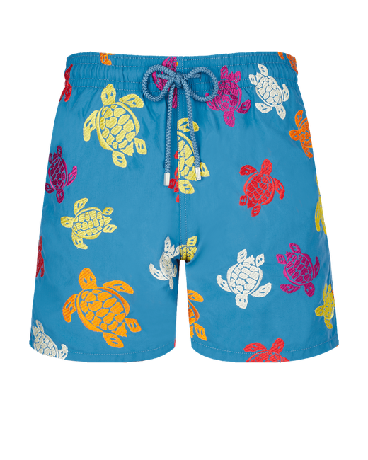 Vilebrequin Swim Trunks Embroidered Ronde Tortues Multicolores Limited Edition Swimming Trunk Mistral