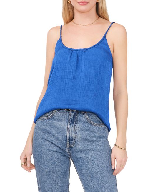 Vince Camuto Ruched Braid Detail Tank Top