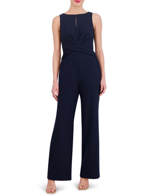 Vince Camuto Sleeveless Cross Front Jumpsuit