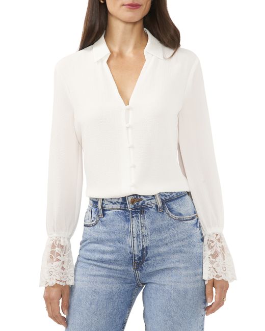 Vince Camuto Long Sleeve Button Down Top