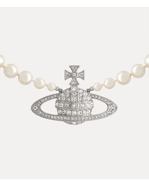 Vivienne Westwood Man. Bas Relief Pearl Necklace