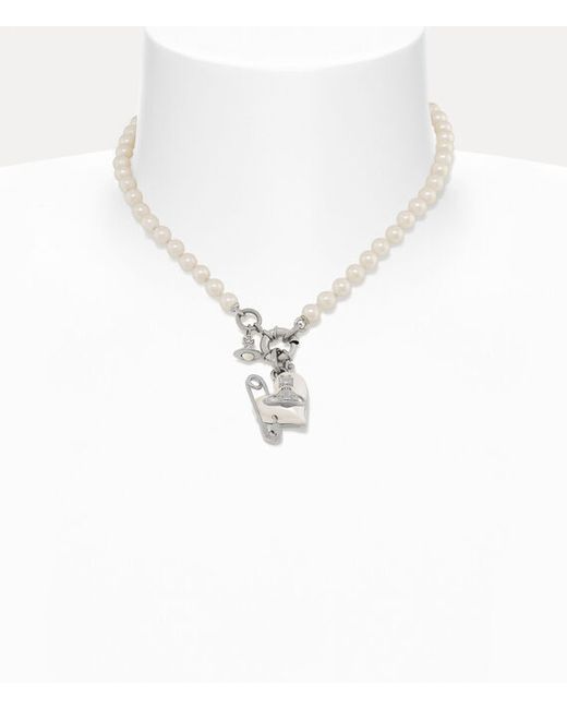 Vivienne Westwood Orietta pearl necklace