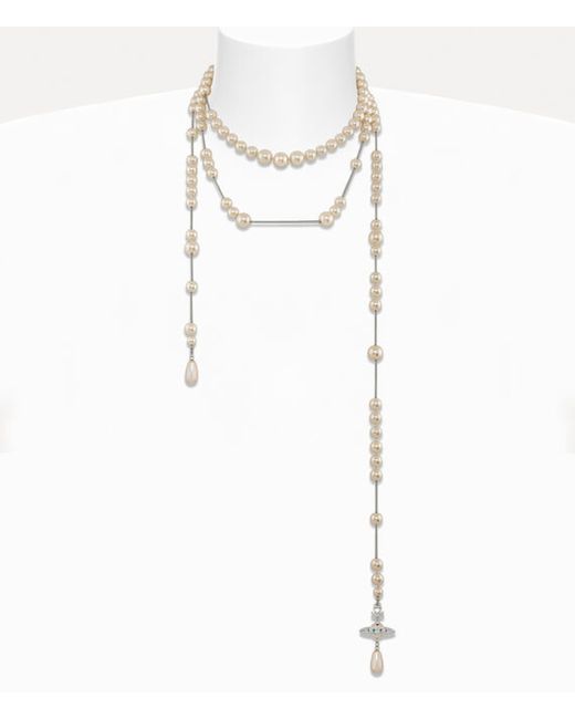 Vivienne Westwood Broken pearl necklace