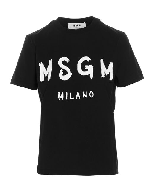 Msgm -T Shirt Nero-