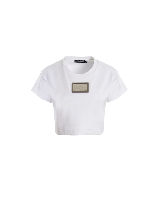 Dolce & Gabbana -Kim T Shirt Bianco-