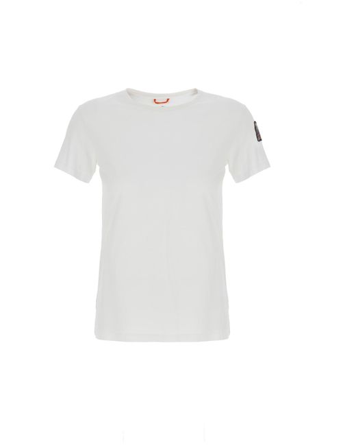 Parajumpers -Basic T Shirt Bianco-