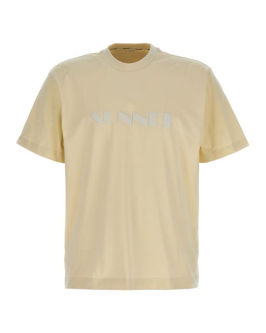 Sunnei -Logo Print T Shirt