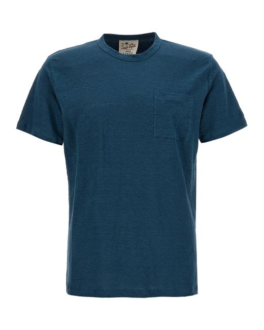 Mc2 Saint Barth -Ecstasea T Shirt Blu-