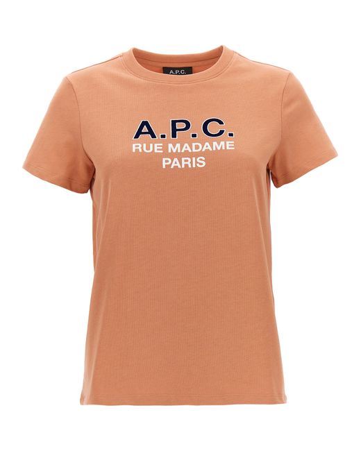 A.P.C. A. P.C.-Madame T Shirt Rosa-