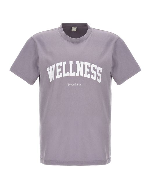 Sporty & Rich -Wellness T Shirt Viola-