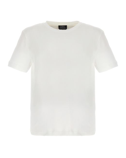 A.P.C. A. P.C.-Lewis T Shirt Bianco-