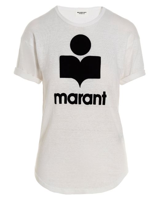 Marant Etoile -Koldi T Shirt Bianco/Nero-
