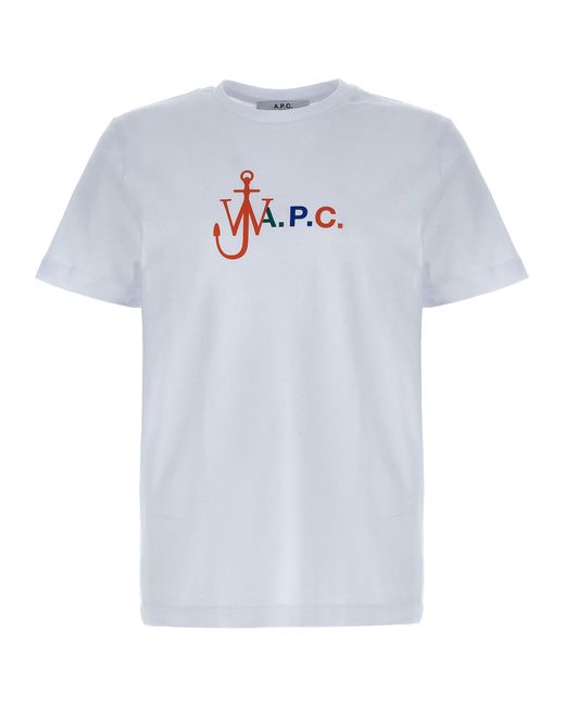 A.P.C. A. P.C.-A. P.C. X Jw Anderson T Shirt Bianco-