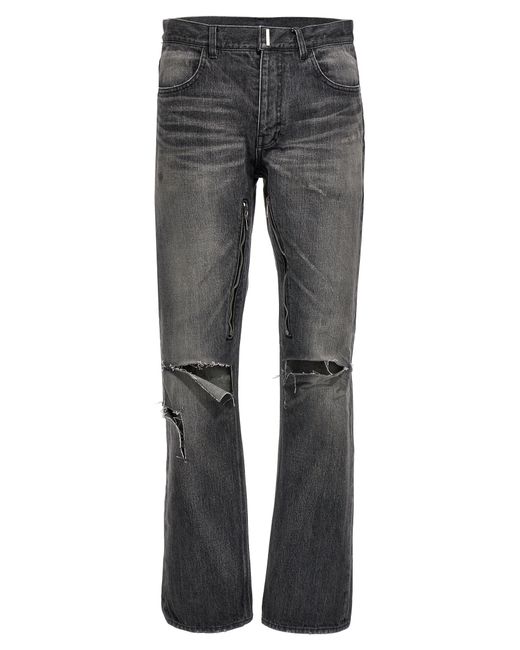 Givenchy -Straight Fit Jeans Grigio-