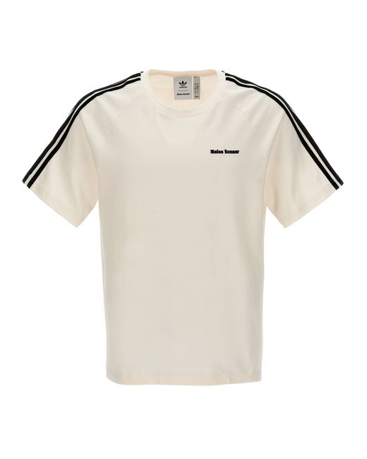 Adidas Originals X Wales Bonner T Shirt Bianco/Nero-