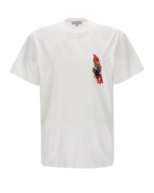 J.W.Anderson J. W. Anderson-Gnome T Shirt Bianco-