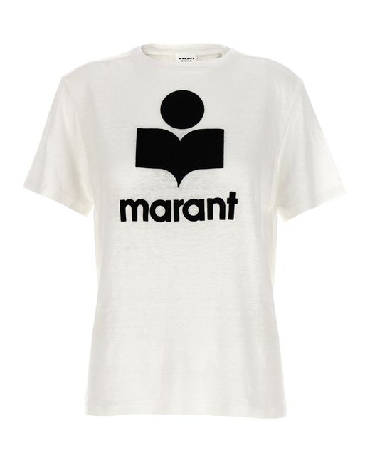 Marant Etoile -Zewel T Shirt Bianco/Nero-