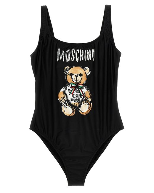 Moschino -Teddy Bear Beachwear Nero-