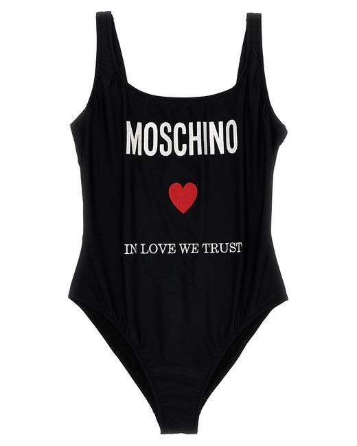 Moschino Love We Trust Beachwear Nero-