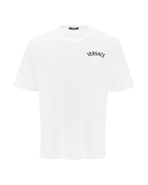 Versace -T Shirt Girocollo Milano Stamp-