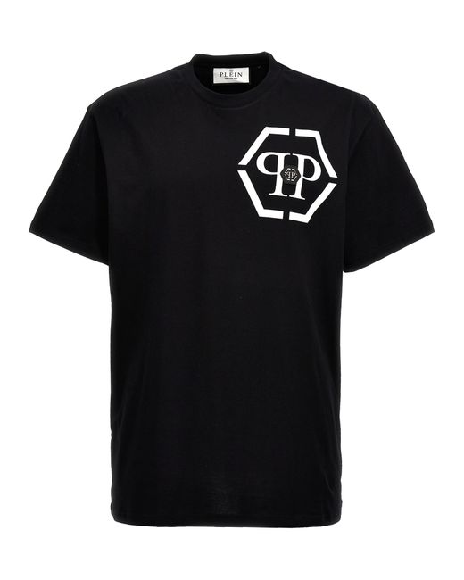 Philipp Plein -Logo T Shirt Nero-