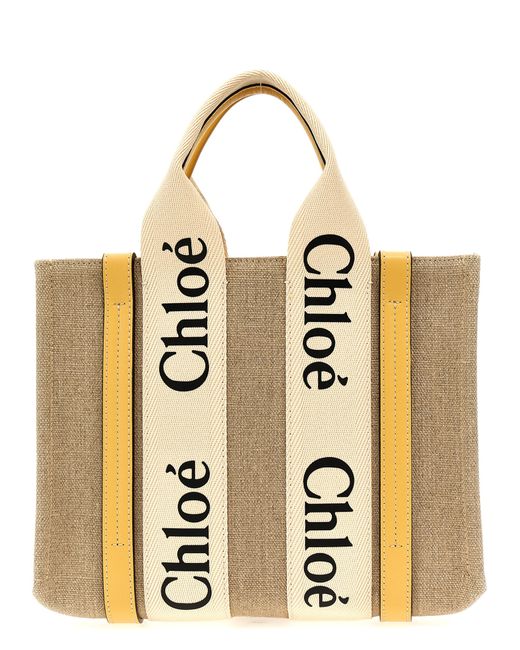 Chloé -Woody Small Tote Giallo-