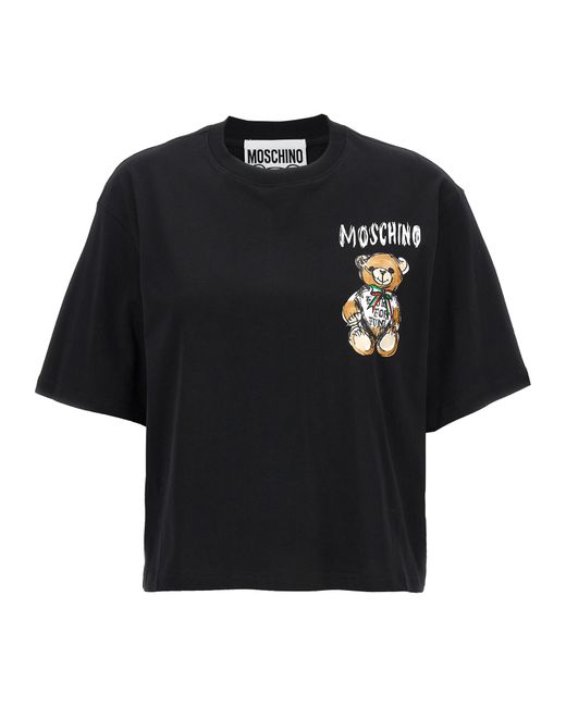 Moschino -Teddy Bear T Shirt Nero-