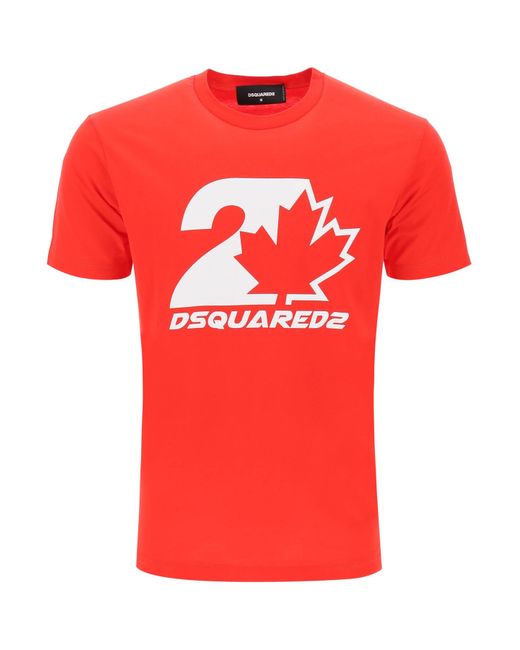 Dsquared2 -T Shirt Stampata Cool Fit-
