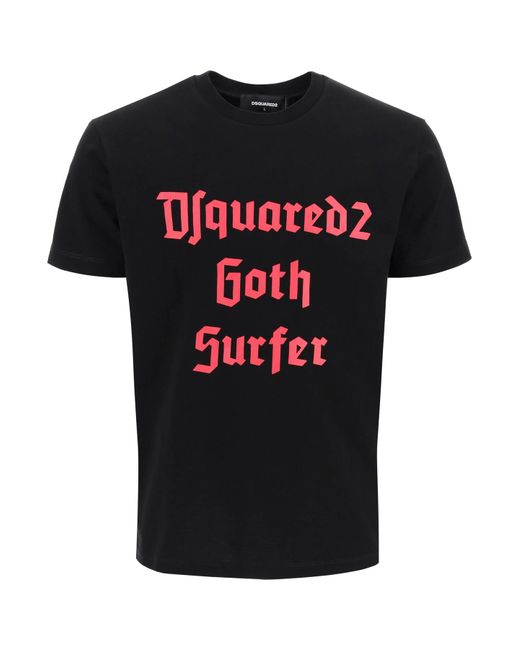 Dsquared2 -T Shirt D2 Goth Surfer-