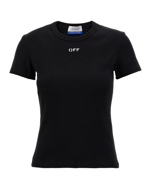 Off-White -Off Stamp T Shirt Nero-