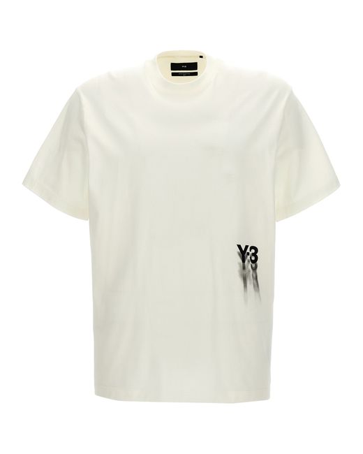 Y-3 -Gfx T Shirt Bianco-