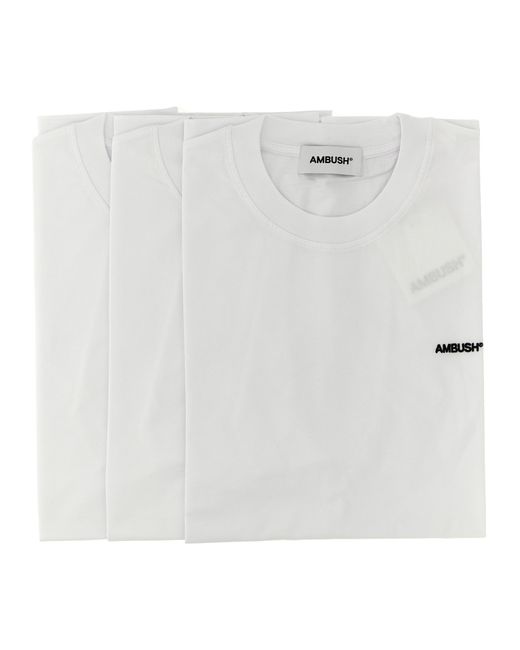 Ambush -3 Pack T Shirt Bianco-