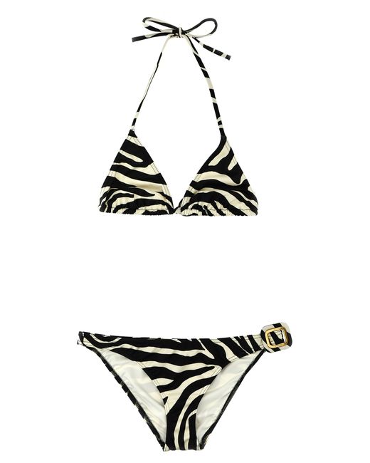 Tom Ford -Zebra Bikini Beachwear Bianco/Nero-