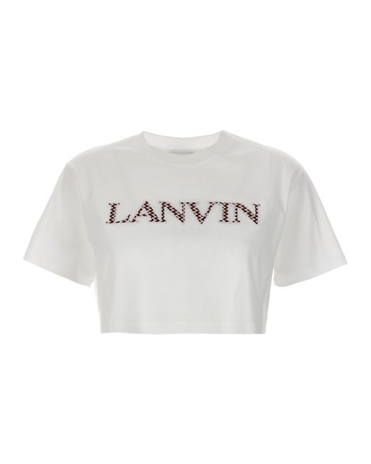 Lanvin -Curb T Shirt Bianco-