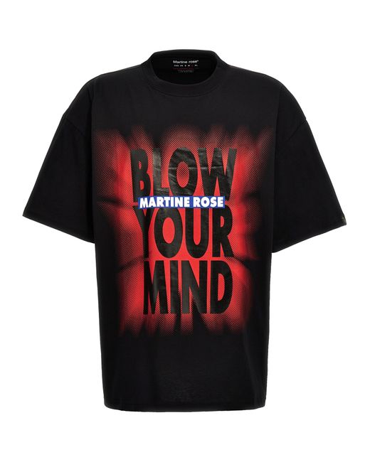 Martine Rose -Blow Your Mind T Shirt Nero-