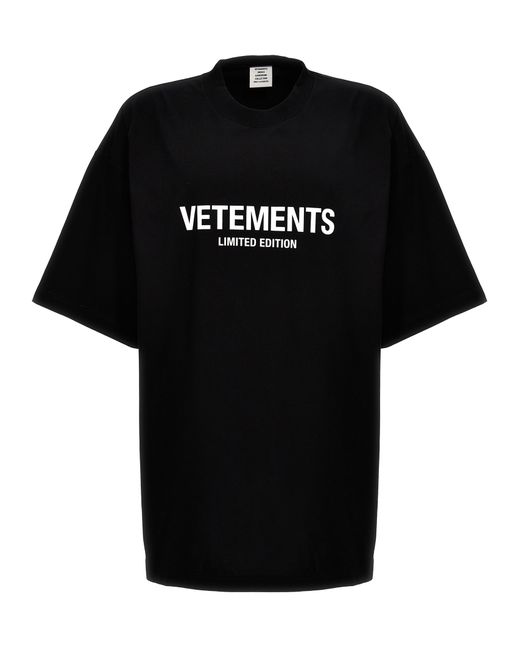 Vetements -Limited Edition T Shirt Bianco/Nero-