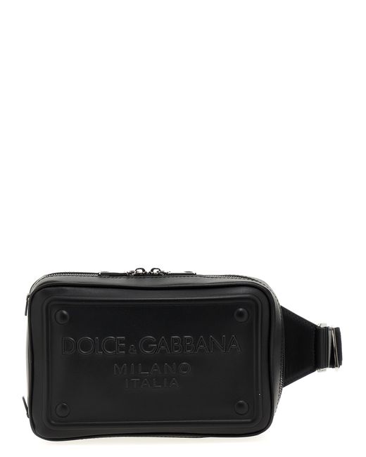 Dolce & Gabbana -Logo Fanny Pack Borse A Tracolla Nero-