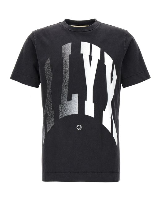 1017 Alyx 9Sm -Alyx Logo Print T Shirt Nero-