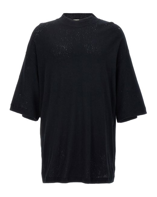 1017 Alyx 9Sm -Distressed Oversized T Shirt Nero-