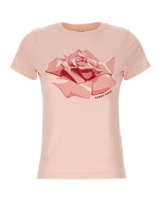 Kenzo -Rose T Shirt Rosa-