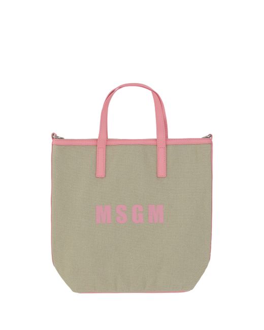 Msgm -Borsa a Mano Small Shopping-