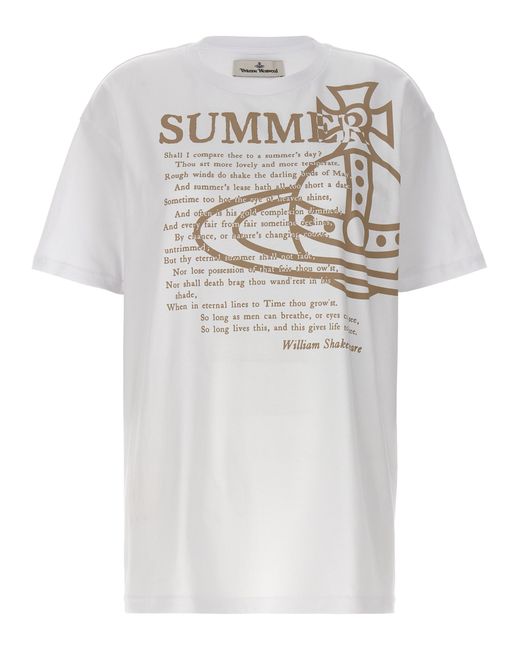 Vivienne Westwood -Summer T Shirt Bianco-