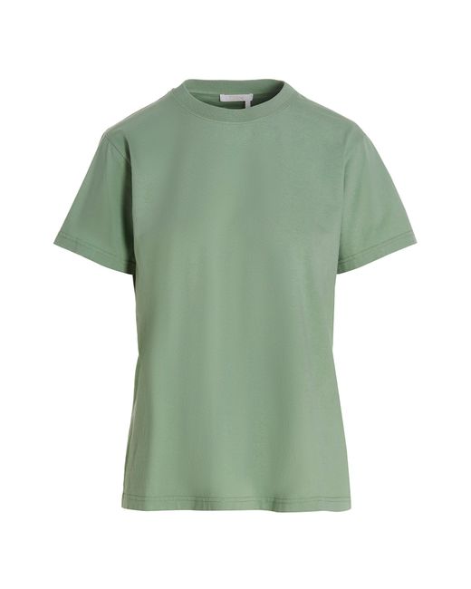 Chloé -Basic Logo T Shirt Verde-