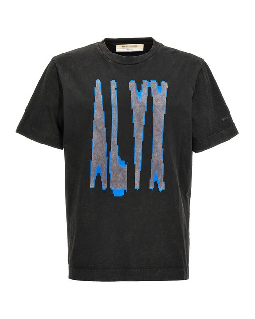 1017 Alyx 9Sm -Logo Print T Shirt Nero-