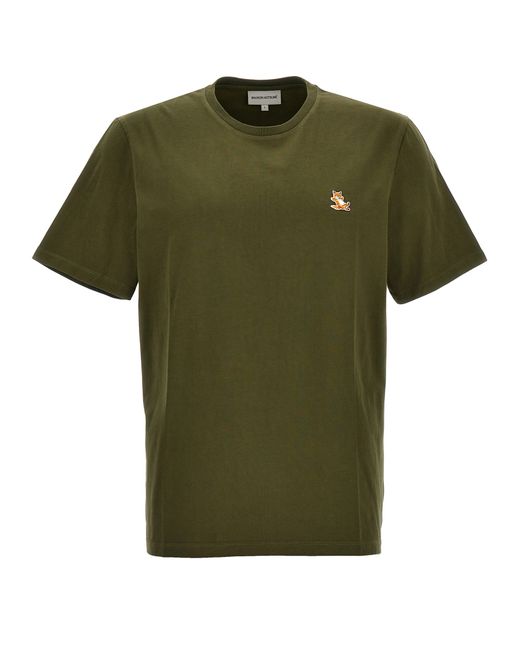Maison Kitsuné -Chillax Fox T Shirt Verde-