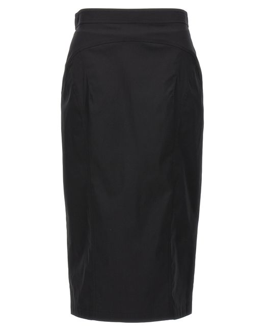 N.21 -Longuette Skirt Gonne Nero-